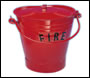 Metal Fire Bucket with Lid